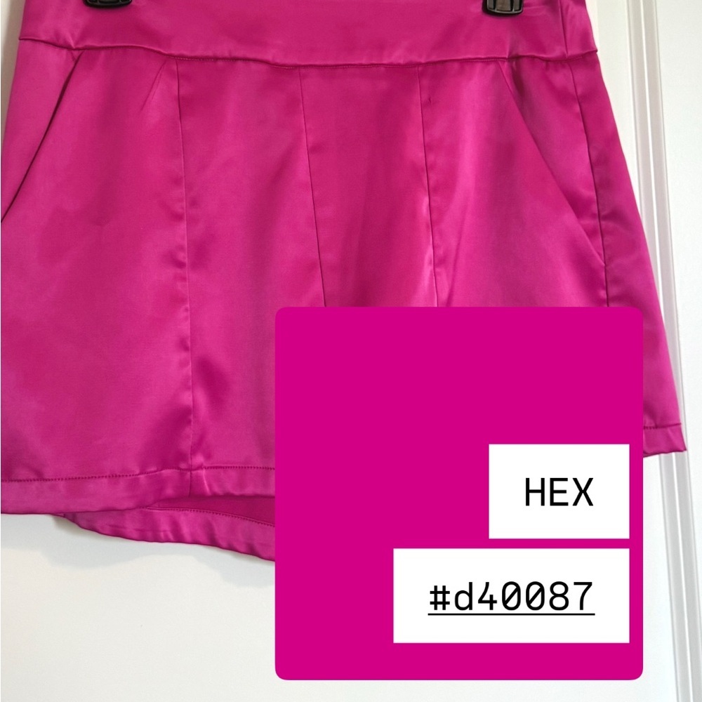 Hot Neon Barbie Pink Shorts - Picture 2 of 8
